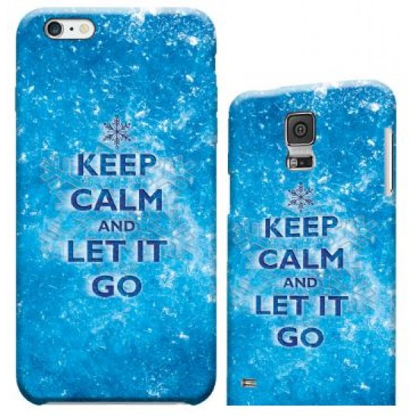 Apple iPhone 5 / 5S Keep Calm And Let It Go Slim Fit Polycarbonate Plastic Case